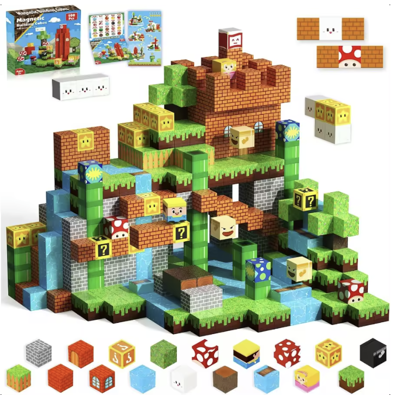 Colorful Magnetic Builder Set