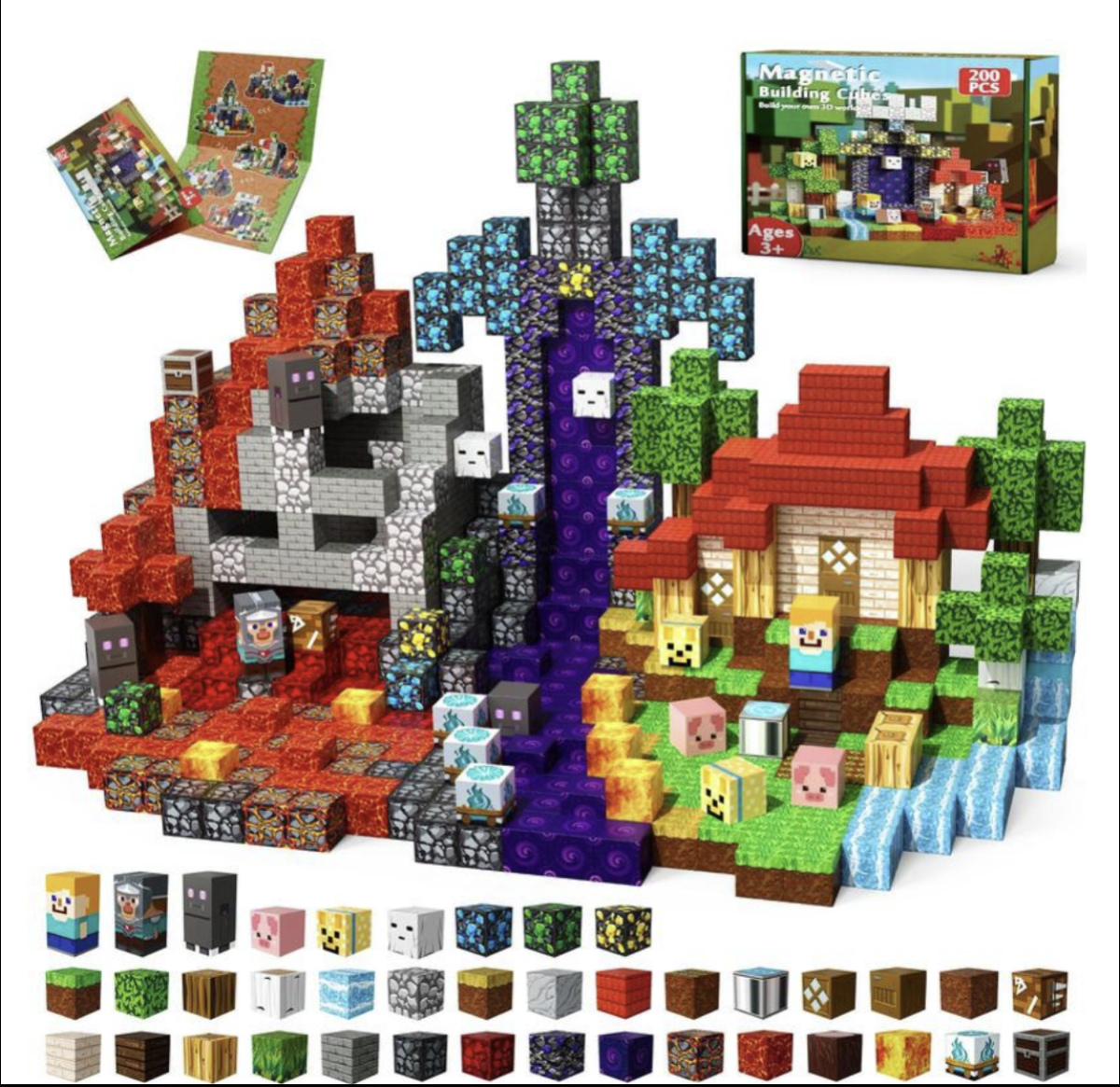 Colorful Magnetic Builder Set